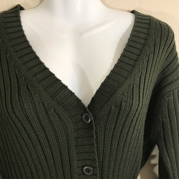 Somewhere Winter Green Cardigan Size 10/12 - Picture 3 of 5
